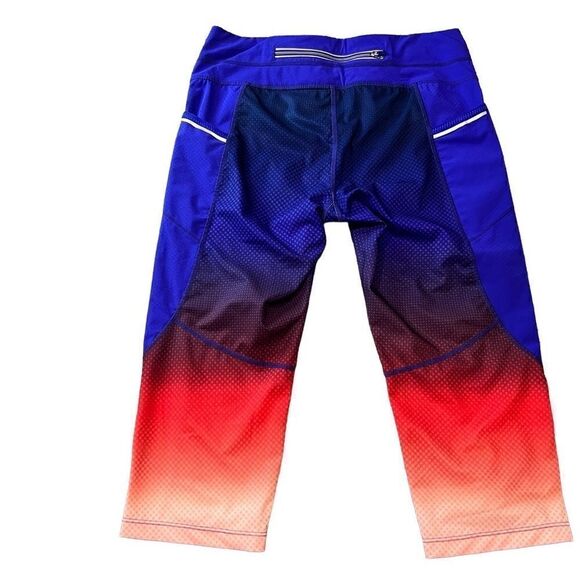 Athleta dobby be free knicker crop leggings, ombre, size small - Picture 4 of 11